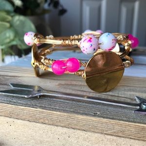 NEW Handmade Wire Wrapped Bangle Bracelet (SET)